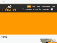 Tablet Screenshot of maximaloc.com.br